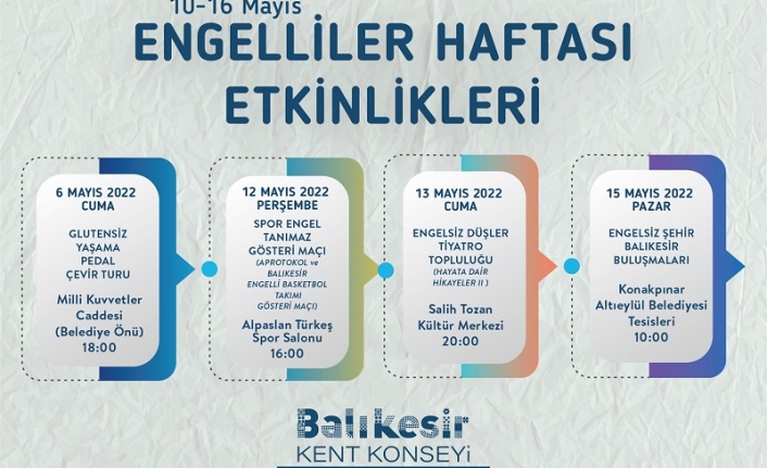 Engelliler Haftası etkinlikleri başlıyor