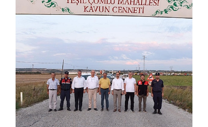 Kavun Cennetinde Hasat Yapıldı