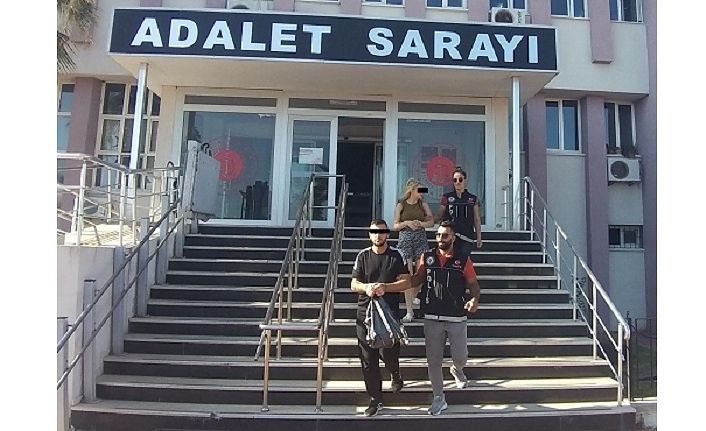 Uyuşturucu satıcısı nişanlı çift Ayvalık polisinden kaçamadı