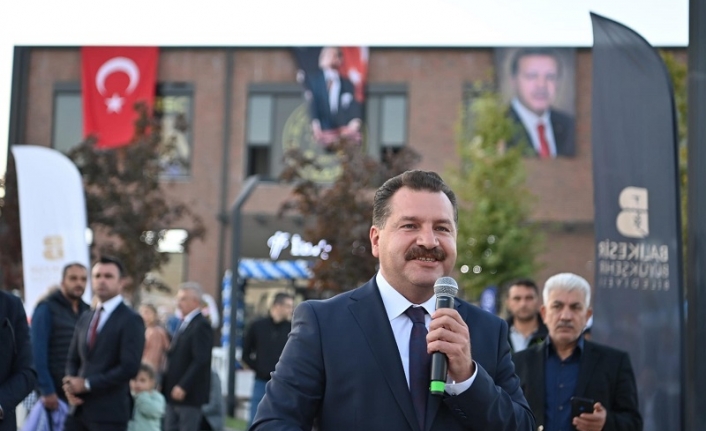 Başkan Yılmaz, Avlu 2. Etap açılışında Erdoğan müjdesi verdi