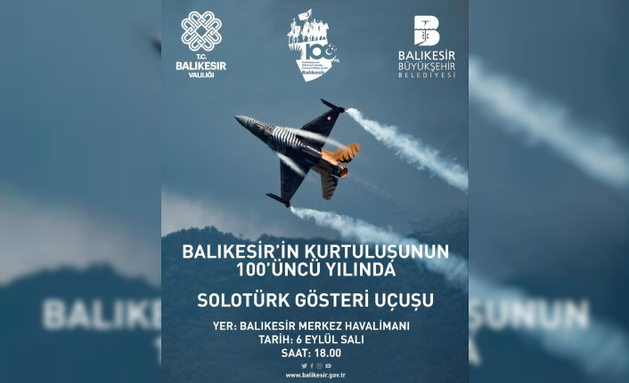 Solo Türk Balıkesir semalarını renklendirecek