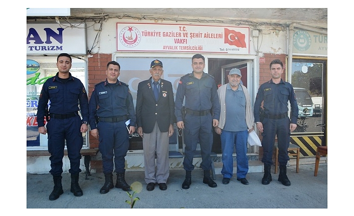 Ayvalık’ta Jandarma Gazileri Unutmadı