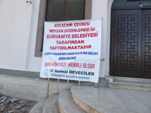 Burhaniye'de bitmeyen çalışmalar tepkiye neden oldu