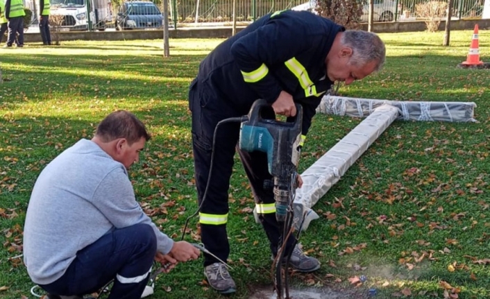 Şehitler Parkı’na yeni nesil aydınlatma