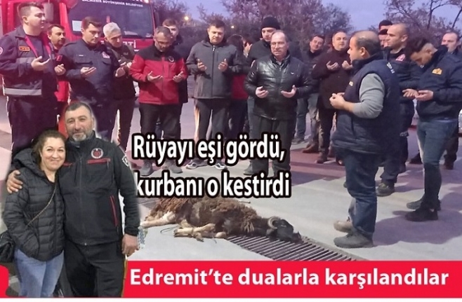 Kahraman itfaiyeciler dualarla karşılandı  