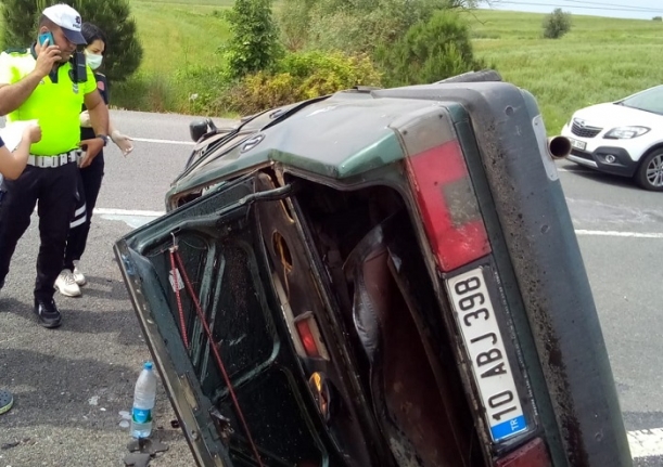 Balıkesir'de Trafik Kazası: 1 Ölü, 1 Yaralı