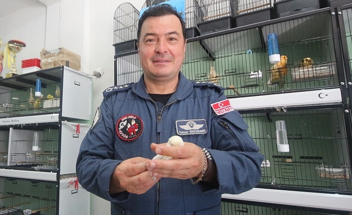 Pilot Albay Tamer Bekdemir’in Kanarya Aşkı