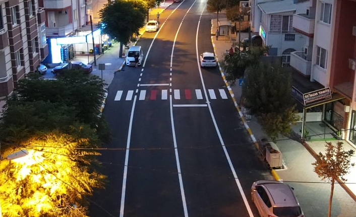 Çengel Caddesi’ne sıcak asfalt