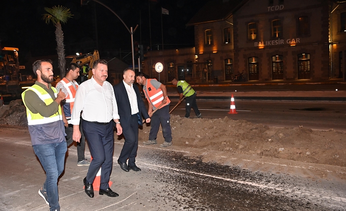 Başkan Yılmaz, şehrin dört bir yanında