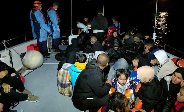 Ayvalık’ta 47 Düzensiz Göçmen Sahil Güvenlik’ten Kaçamadı