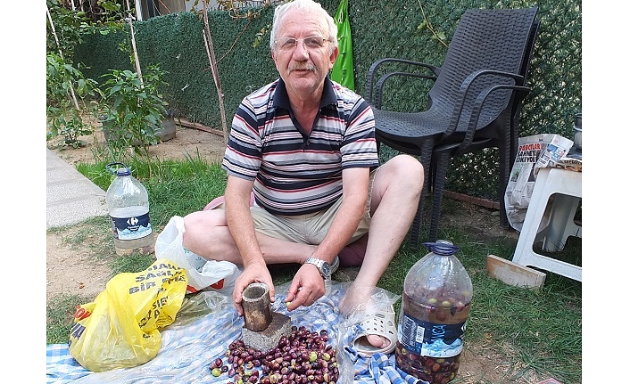 Burhaniye'de kırma zeytin sezonu başladı