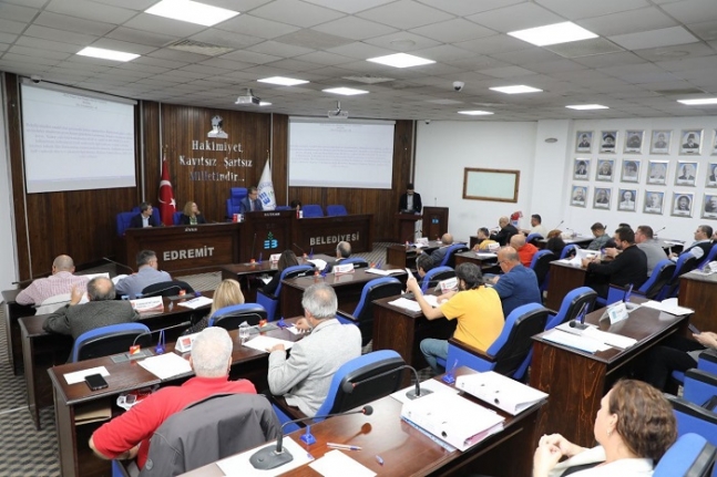 Edremit Belediye Meclisi Kasım ayı toplantısı yapıldı