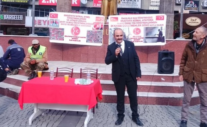 MHP Edremit Teşkilatı öğretmenleri unutmadı