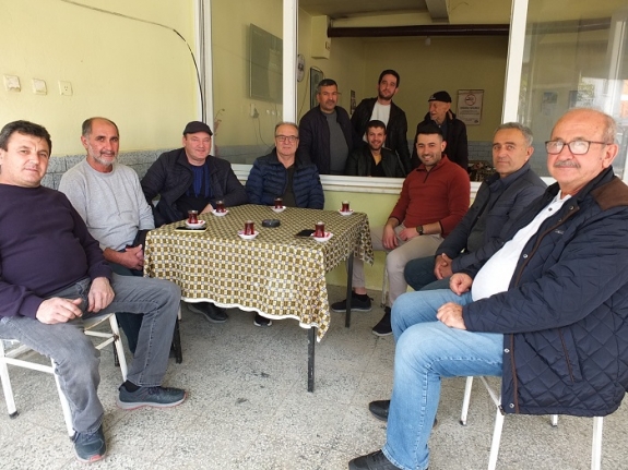 Burhaniye’de kahvehanelerde hasat yoğunluğu