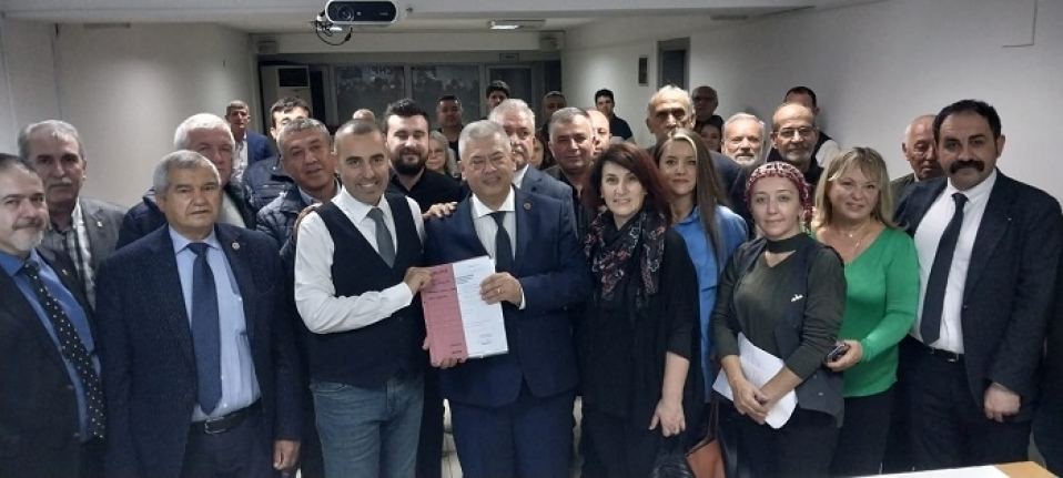 Gültepe Makedonya Göçmenleri Derneği Başkanı Birol Özkardeşler, mecli üyeliği için başvuru yaptı