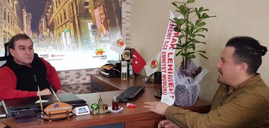 Berberler ve Kuaförler Odası Başkanı Metin Koyuncu'dan 'Gazeteciler Günü' ziyareti