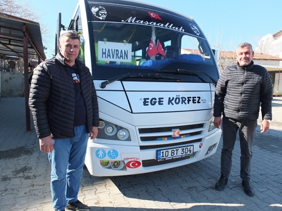 Burhaniye’de Havran’a yolculuk kolaylaştı