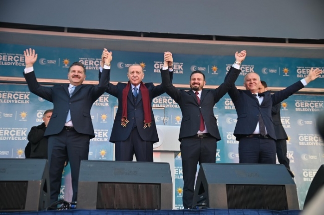 Cumhurbaşkanı ve AK Parti Genel Başkanı Recep Tayyip Erdoğan  Balıkesir'de