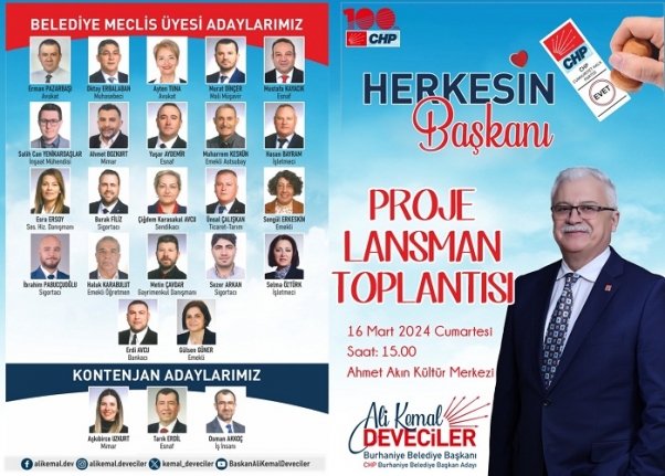 Başkan Deveciler, Yeni Dönem Lansmanını Yapacak