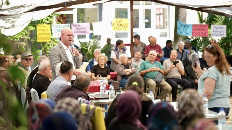 CHP Balıkesir Milletvekili Serkan Sarı İvrindi’de Altın Madeni Mağduru Vatandaşlarla