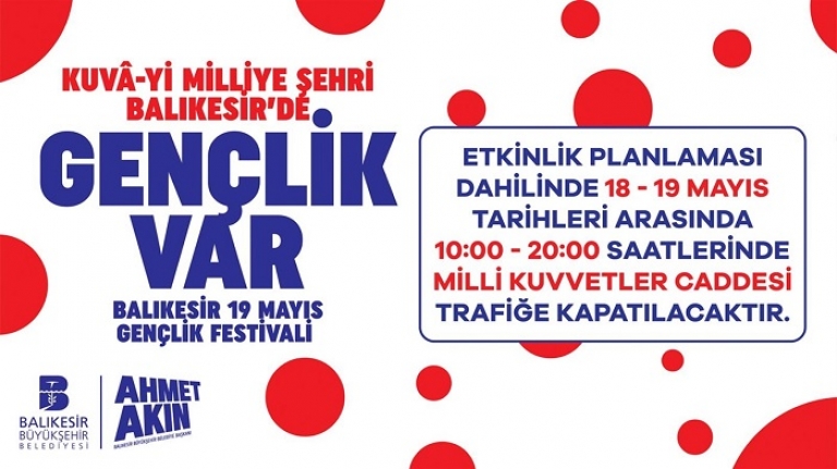 Balıkesir’de Gençlik Festivali fırtınası esecek