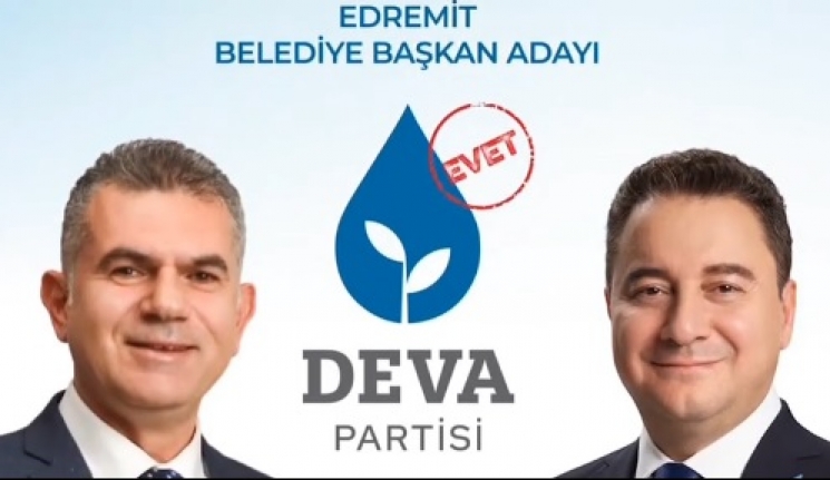 Edremit DEVA'dan Çelik istifa etti