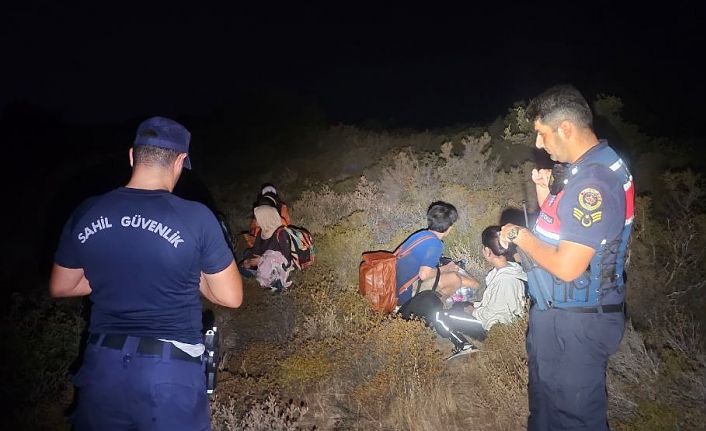 Ayvalık’ta 5’i çocuk, 5 düzensiz göçmen yakalandı
