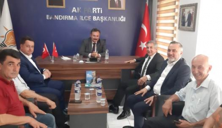 AK Parti MYK üyesi Kocaeli, Milletvekili  Davut Coşkun Şiviloğlu, Bandırma'da