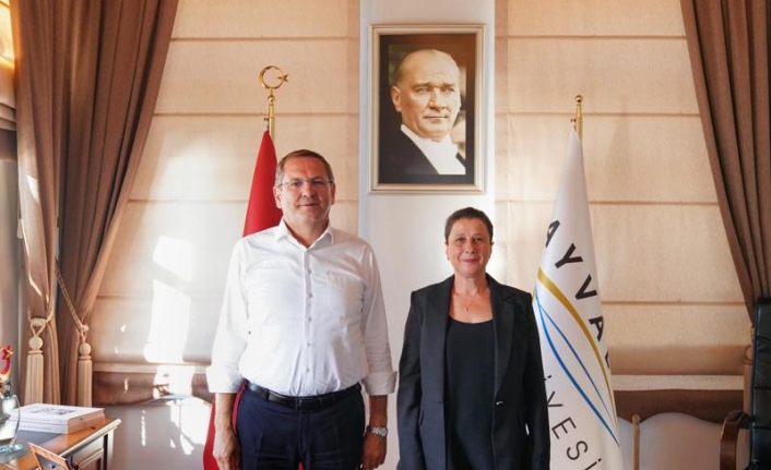 Ayvalık Alan Başkanı Akbüber, Başkan Ergin'i ziyaret etti