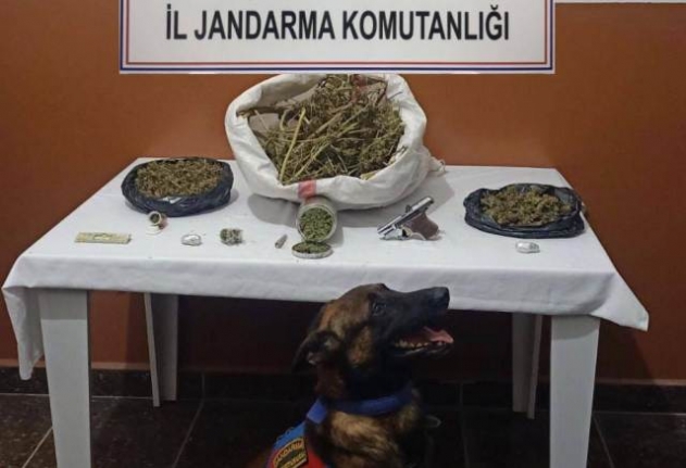 Balıkesir Manyas’ta uyuşturucu operasyonu: 2 kilogram esrar ele geçirildi