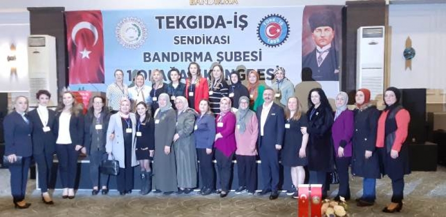 Şefik Kayhan, Tekgıda-İş Sendikası Bandırma Şube Başkanı Seçildi