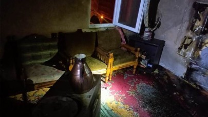 Manyas’ta baca yangını maddi hasara neden oldu