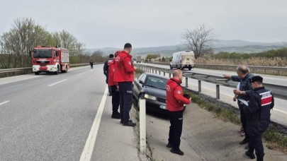Susurluk’ta kaza. 2 yaralı