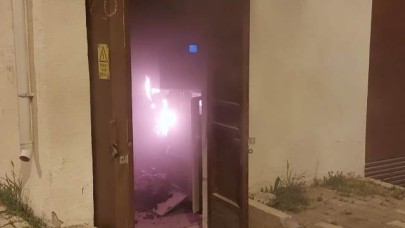 Karesi’de trafo yangını