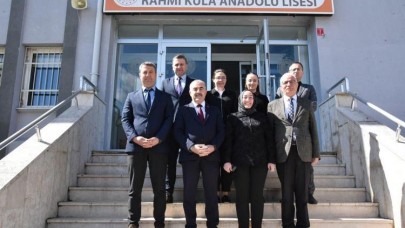 İl Milli Eğitim Müdürü Murat Demir Rahmi Kula Anadolu Lisesi Öğrencileriyle Buluştu