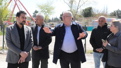 Başkan Mehmet Ertaş çalışmaları yerinde inceledi