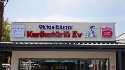 Oktay Ekinci Karikatürlü Ev ve Ayvalık Kitapçısı Açılıyor…