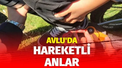 Yok Artık Dedirten Olay: Ayağı Bisiklet Pedalına Sıkıştı