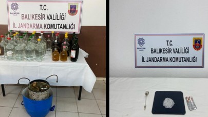 Balıkesir’de Jandarmadan kaçakçılık ve uyuşturucu operasyonu