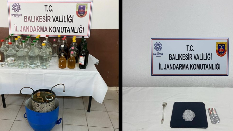 Balıkesir’de Jandarmadan kaçakçılık ve uyuşturucu operasyonu