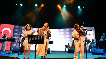 Balıkesir’de anneler ve çocuklarından benzersiz konser