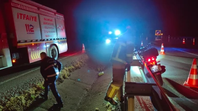 Balıkesir'de trafik kazası: Sürücü hayatını kaybetti