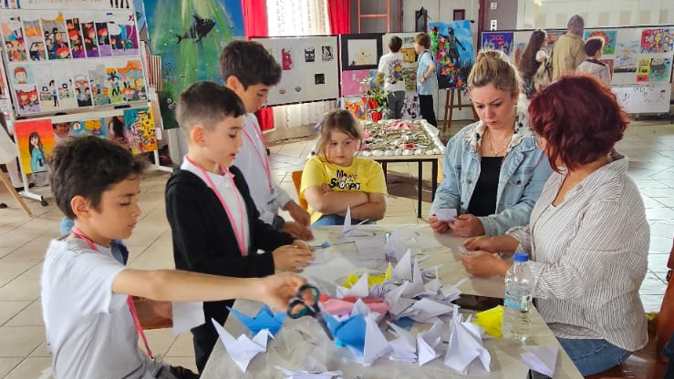 Edremit BİLSEM öğrencilerinden sanat şöleni