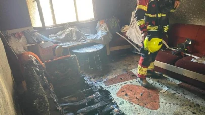 Bandırma’da Yangına Anında Müdahale