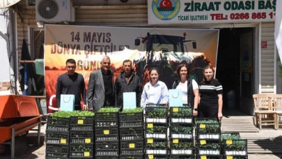 Büyükşehir’den çiftçiye fide desteği ilgi gördü