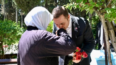 Başkan Akın, şehit ailelerini yalnız bırakmadı