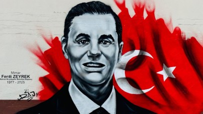 Altıeylül'de Ferdi Zeyrek’in adı grafitiyle yaşatılıyor