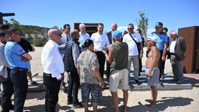 Başkan Akın'dan plaj işgaline izin yok!