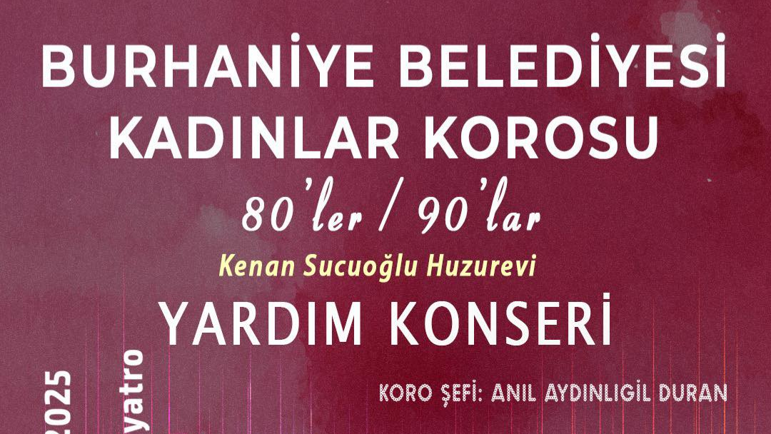 Burhaniye Belediyesi Kadınlar Korosu’ndan yardım konseri