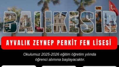 Ayvalık Zeynep Perkit Fen Lisesi Açılıyor!